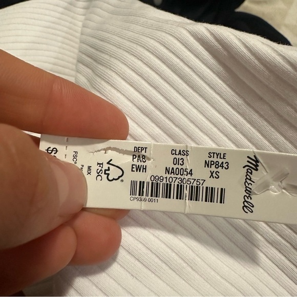 Madewell Highneck Tank With Shelf Bra in Sleekhold - Picture 6 of 6